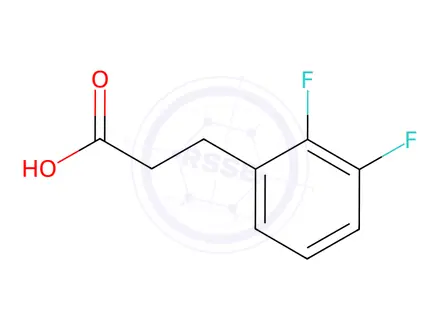 Chemical structure of 3-(2,3-Difluoro-phenyl)-propionic acid