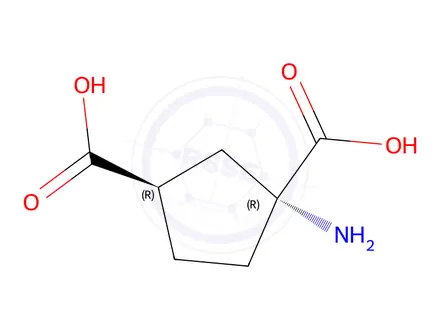 Chemical structure of cis-ACPD