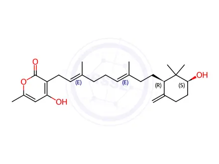 Chemical structure of Sartorypyrone D