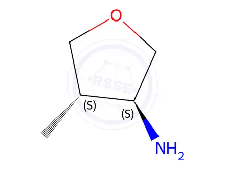 Chemical structure of (3S,4S)-4-Methyloxolan-3-aMine