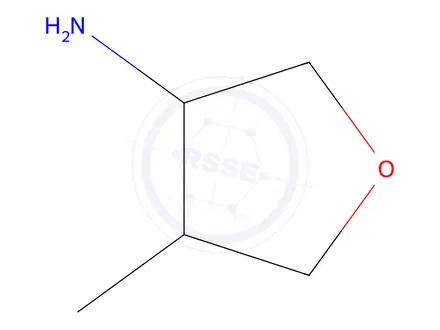 Chemical structure of 4-Methyltetrahydrofuran-3-amine