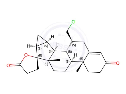 Chemical structure of 7-Chloromethyl 17R-Drospirenone