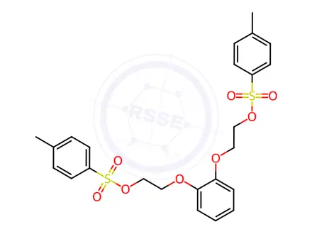 Chemical structure of (1,2-Phenylenebis(oxy))bis(ethane-2,1-diyl) bis(4-methylbenzenesulfonate)