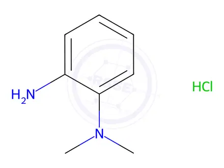Chemical structure of N,N-DImethylbenzene-1,2-diamine hydrochloride
