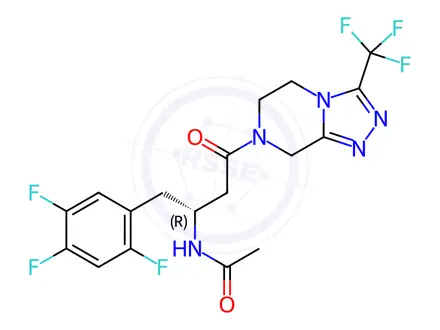 Chemical structure of Sitagliptin Impurity 4