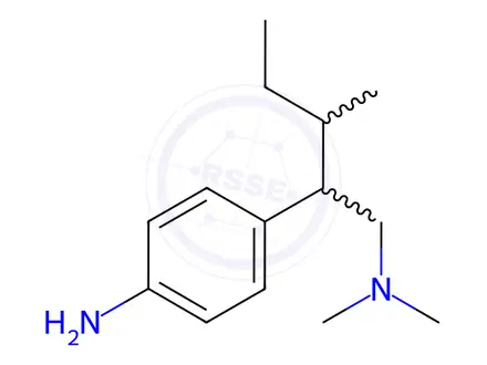 Chemical structure of 4-Amino-β-(sec-butyl)-N,N-dimethylbenzeneethanamine