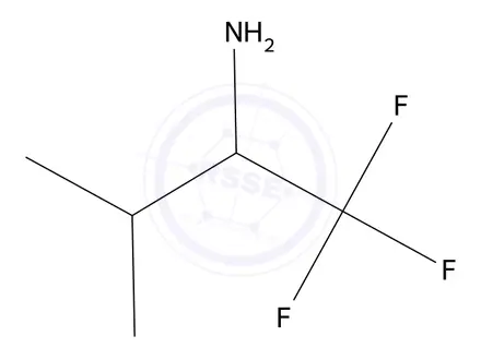 Chemical structure of 1,1,1-Trifluoro-3-methylbutan-2-amine