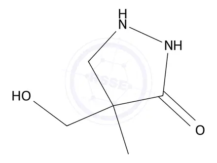 Chemical structure of 4-(Hydroxymethyl)-4-methylpyrazolidin-3-one