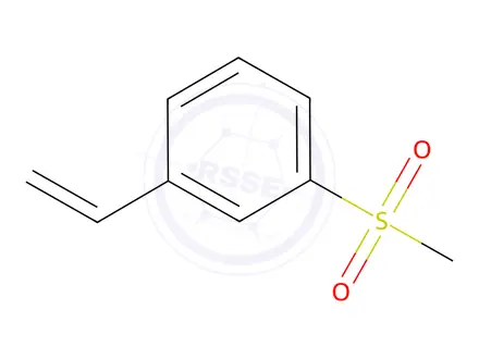 Chemical structure of Benzene, 1-ethenyl-3-(methylsulfonyl)-