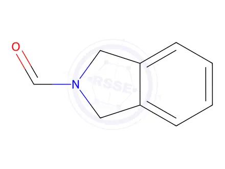 Chemical structure of 2H-Isoindole-2-carboxaldehyde, 1,3-dihydro-(9CI)