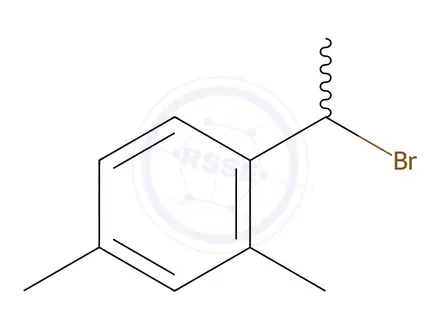 Chemical structure of 1-(1-Bromoethyl)-2,4-dimethylbenzene
