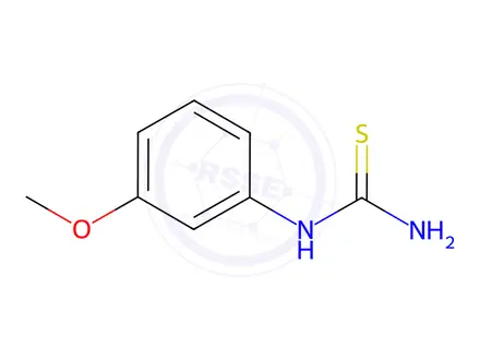 Chemical structure of 1-(3-Methoxyphenyl)-2-thiourea