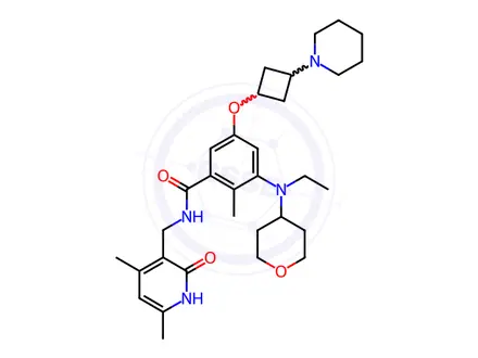 Chemical structure of Igermetostat