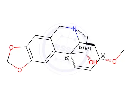 Chemical structure of Haemanthamine