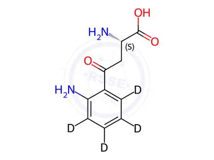 Chemical structure of Tryptophan EP Impurity C-d4