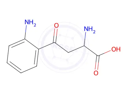 Chemical structure of 3-Anthraniloyl-DL-alanine