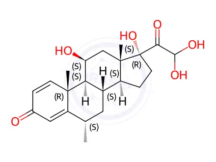 Chemical structure of Methylprednisolone Acetate EP Impurity B,Methylprednisolone EP Impurity B