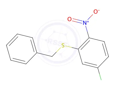 Chemical structure of Benzyl(5-chloro-2-nitrophenyl)sulfane