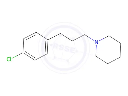 Chemical structure of 1-(3-(4-Chlorophenyl)propylpiperidine
