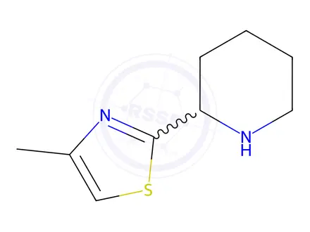 Chemical structure of 2-(4-Methyl-1,3-thiazol-2-yl)piperidine