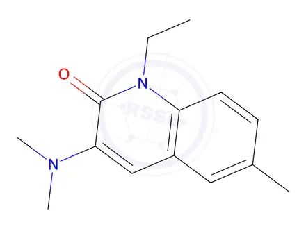 Chemical structure of 3-(Dimethylamino)-1-ethyl-6-methylquinolin-2(1H)-one