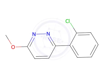 Chemical structure of 3-(2-Chlorophenyl)-6-methoxypyridazine