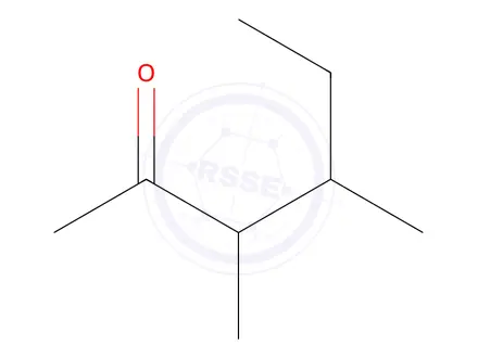 Chemical structure of 3,4-Dimethyl-2-hexanone