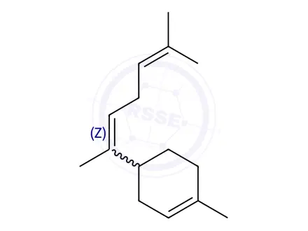 Chemical structure of (Z)-α-Bisabolene