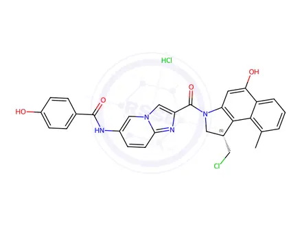 Chemical structure of Seco-DUBA hydrochloride