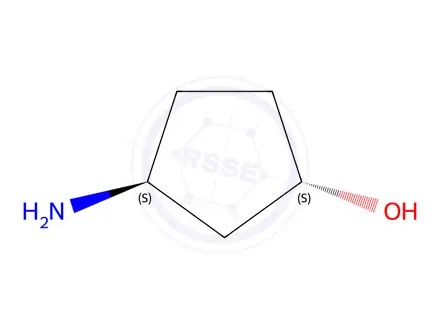 Chemical structure of (1S,3S)-3-Aminocyclopentanol