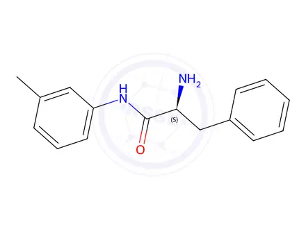 Chemical structure of (S)-2-Amino-3-phenyl-N-(m-tolyl)propanamide