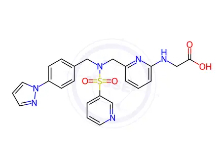 Chemical structure of Omidenepag Isopropyl Impurity 17 (Omidenepag)