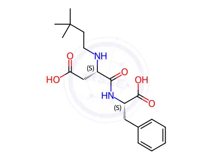 Chemical structure of N-(3,3-Dimethylbutyl)-L-α-aspartyl-L-phenylalanine