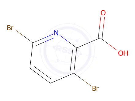 Chemical structure of 3,6-Dibromopicolinic Acid