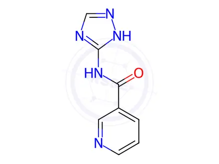 Chemical structure of n-(1h-1,2,4-Triazol-5-yl)nicotinamide