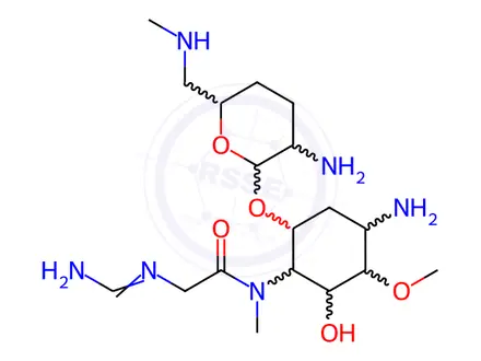 Chemical structure of 2''-formimidoylistamycin A