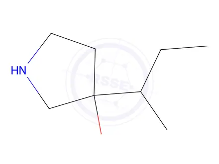 Chemical structure of 3-(Sec-butyl)pyrrolidin-3-ol
