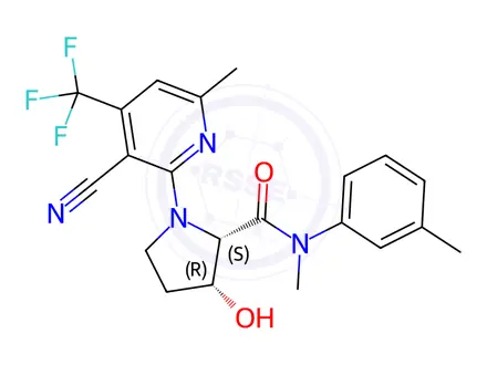 Chemical structure of ART558
