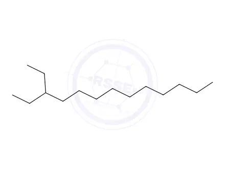 Chemical structure of 3-Ethyltridecane