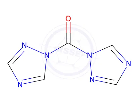 Chemical structure of N,N'-Carbonyl-di-(1,2,4-triazole)