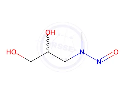 Chemical structure of Iopromide Impurity 77 (N-Nitroso Iopromide Impurity 76)
