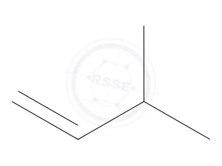 Chemical structure of 3-Methylbut-1-Ene