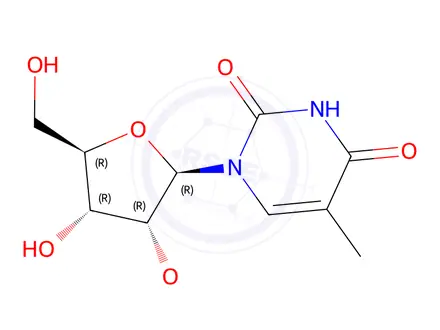 Chemical structure of 5-Methyl-2′-O-methyl-uridine