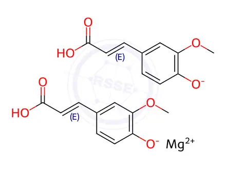 Chemical structure of MAGNESIUM FERULATE