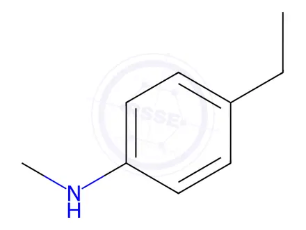 Chemical structure of 4-Ethyl-n-methylaniline