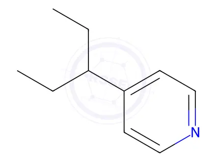 Chemical structure of 4-(3-PENTYL)PYRIDINE