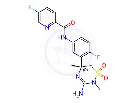 Chemical structure of Verubecestat