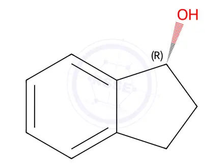Chemical structure of R-(-)-1-Indanol