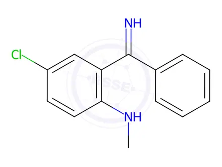 Chemical structure of Diazepam Impurity 10