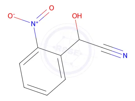 Chemical structure of 2-hydroxy-2-(2-nitrophenyl)acetonitrile